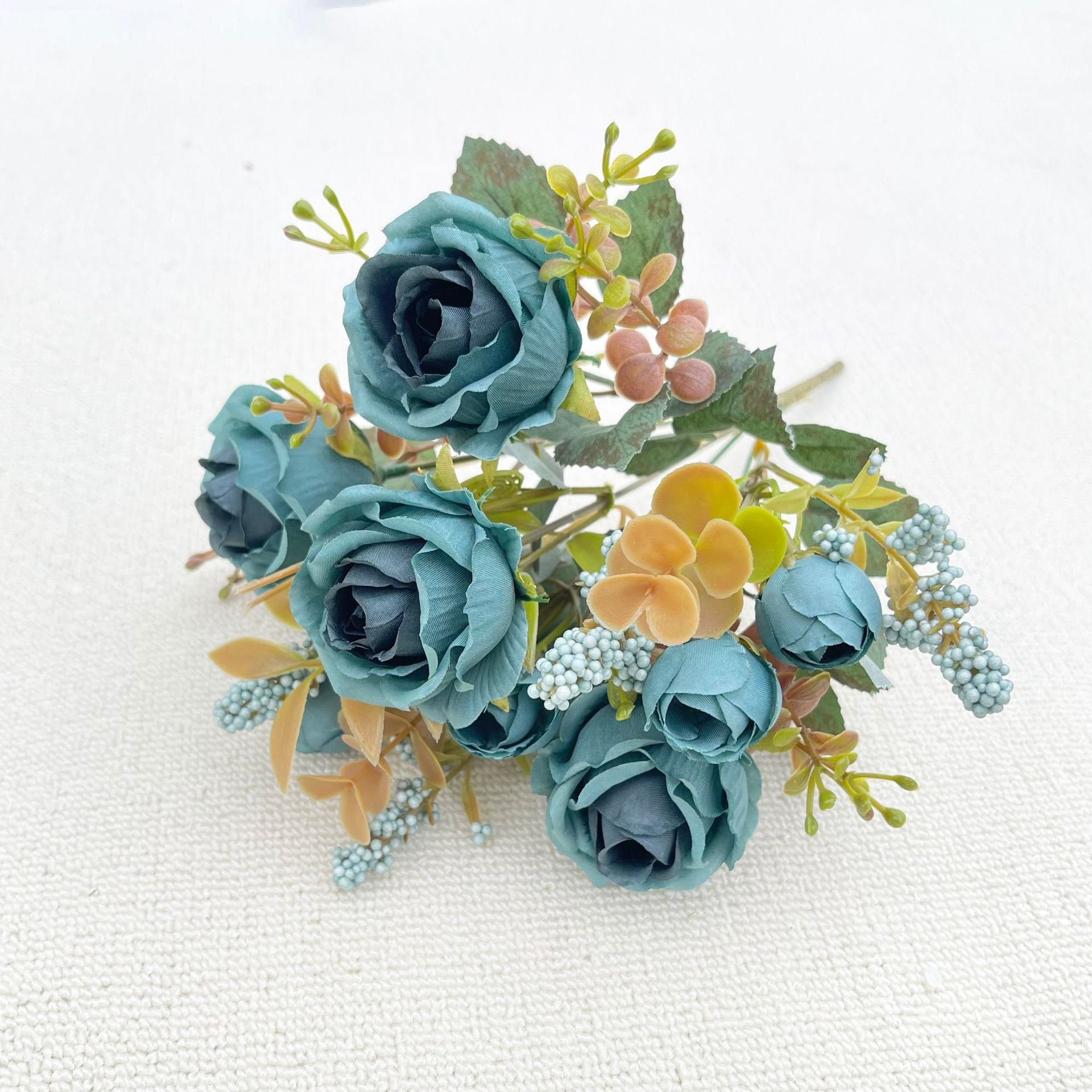 Valentine’s Day Silk Rose Bouquet for Home Wedding Decor