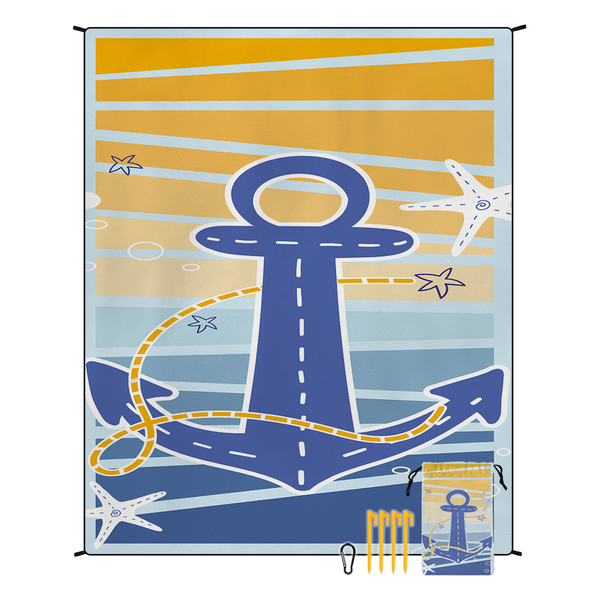 Boho Outdoor Picnic Blanket Beach Mat for Camping Travel