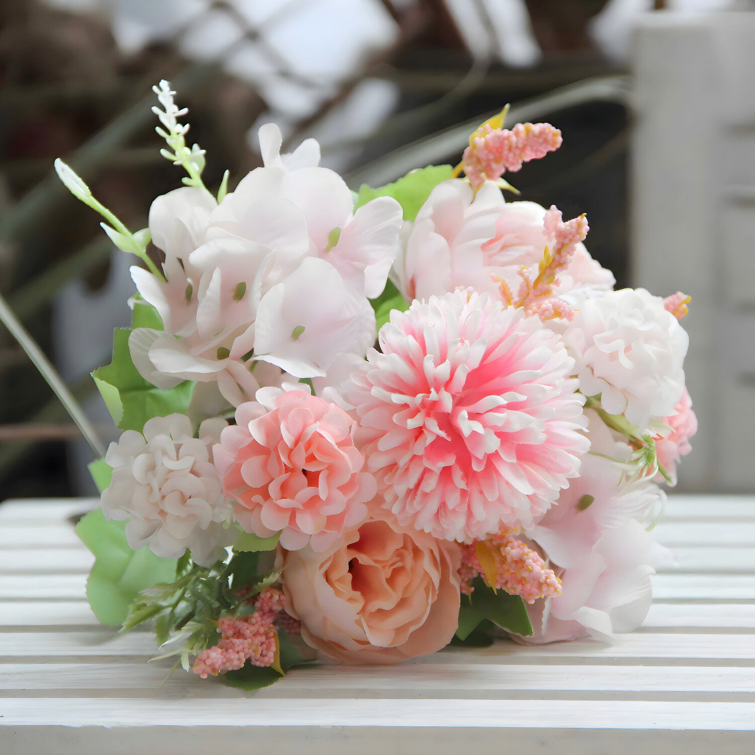 Valentine Nordic Peony Hydrangea Artificial Home Decor