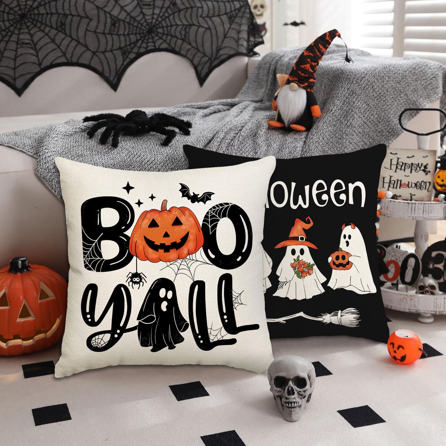 Halloween Pillow Cover Fall Holiday Home Decor