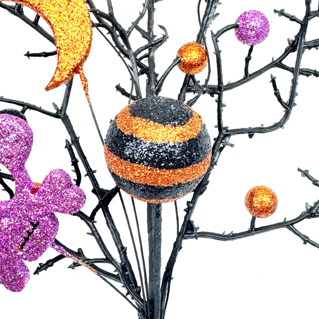 Halloween Black Branch Decorative Stem for Vase