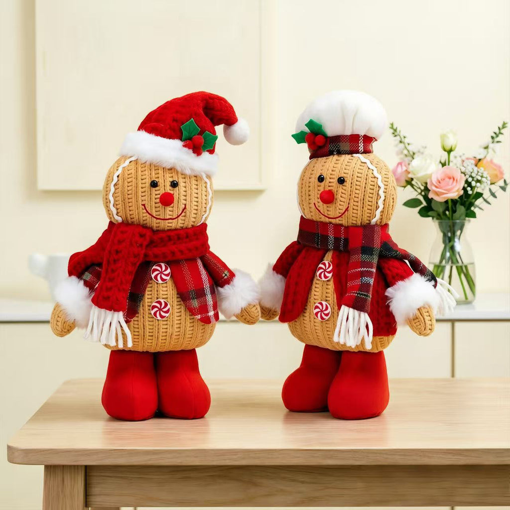 Gingerbread Man Figure Christmas Tabletop Decor