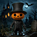 Halloween Resin Haunted Tree Pumpkin Ghost Decor Ornament