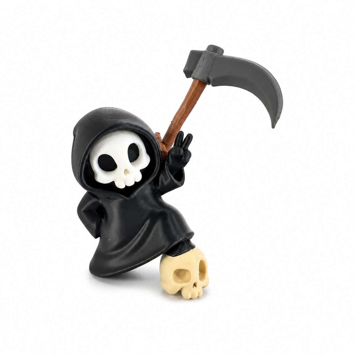 3D Printed Halloween Grim Reaper Decoration Keychain