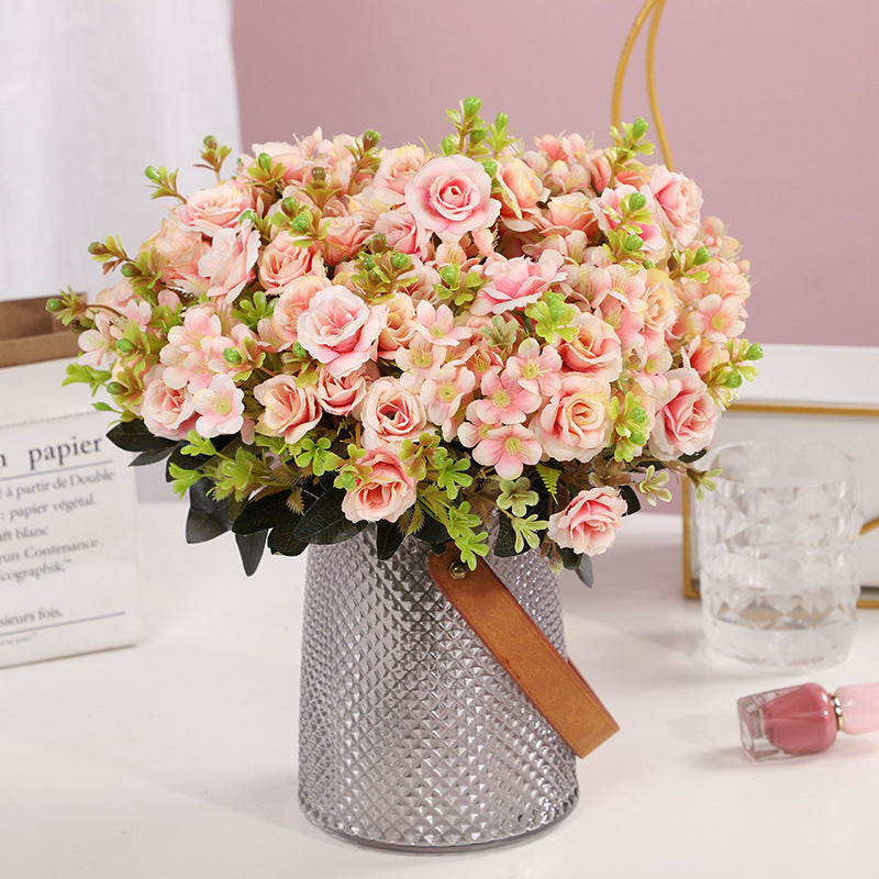 Valentine’s Day Polka Dot Hydrangea Rose Artificial Bouquet