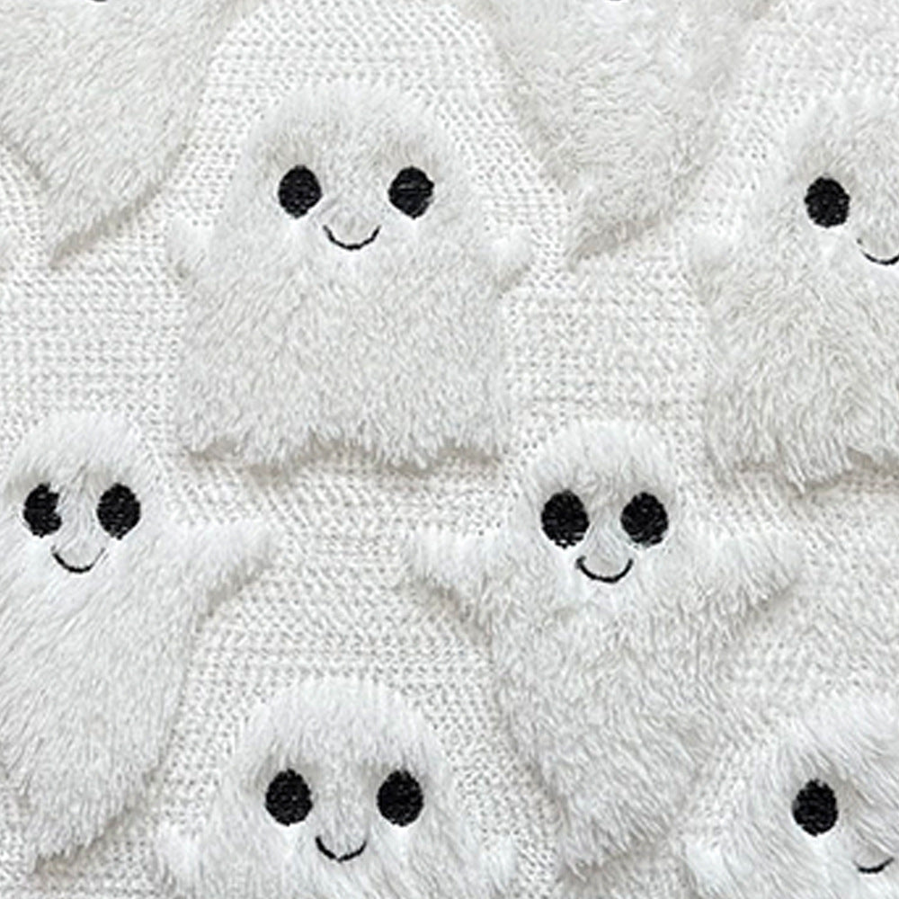 Halloween Ghost Plush Pillow Cover Cozy Holiday Decor