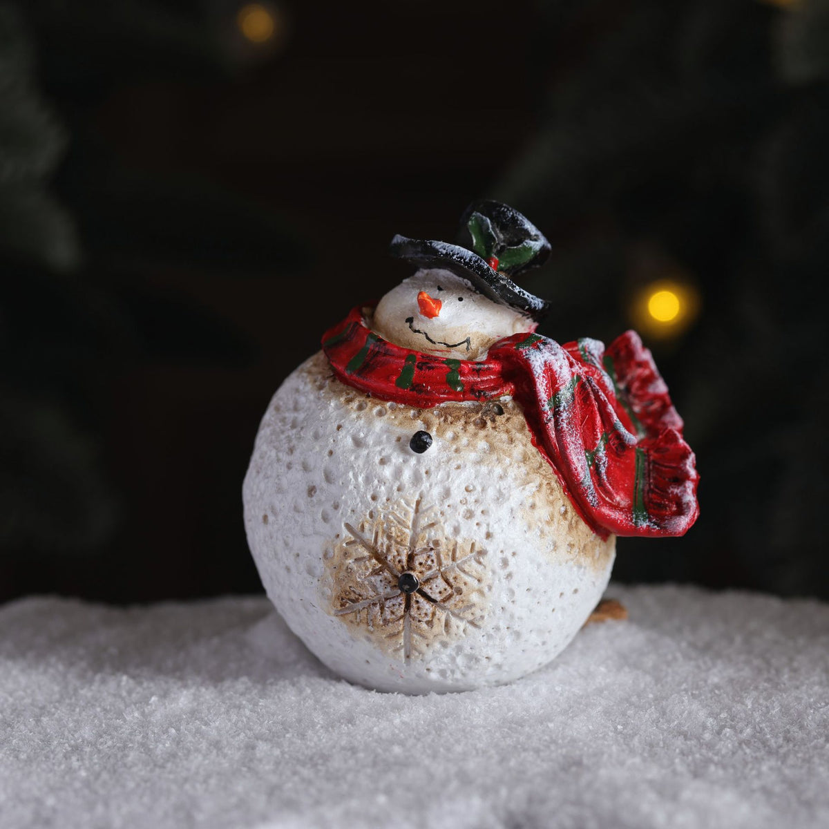 Resin Christmas Snowman Santa Tabletop Holiday Decor