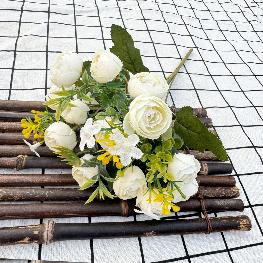 Valentine’s Day Faux Tea Rose Bouquet for Home Decor