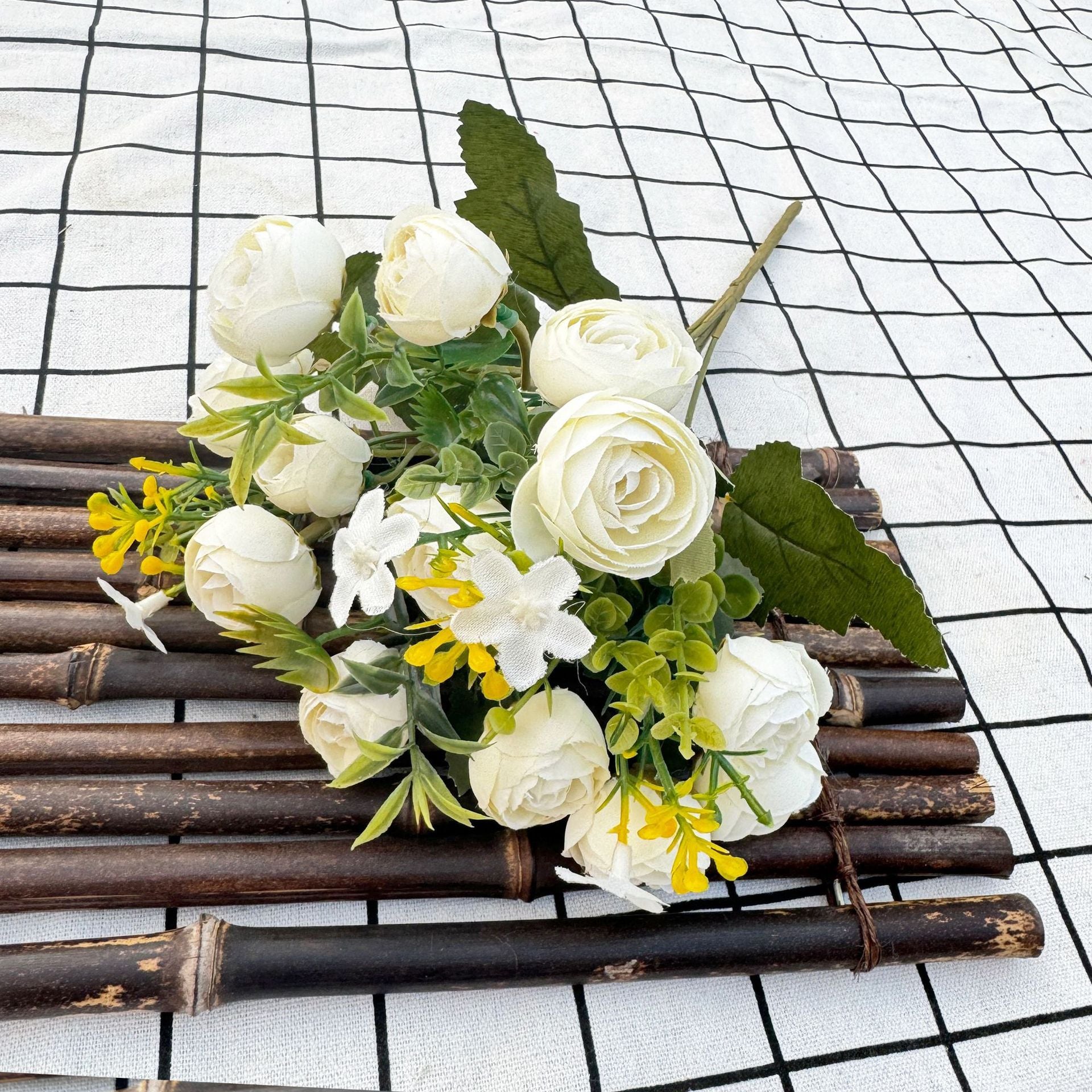 Valentine’s Day Faux Tea Rose Bouquet for Home Decor