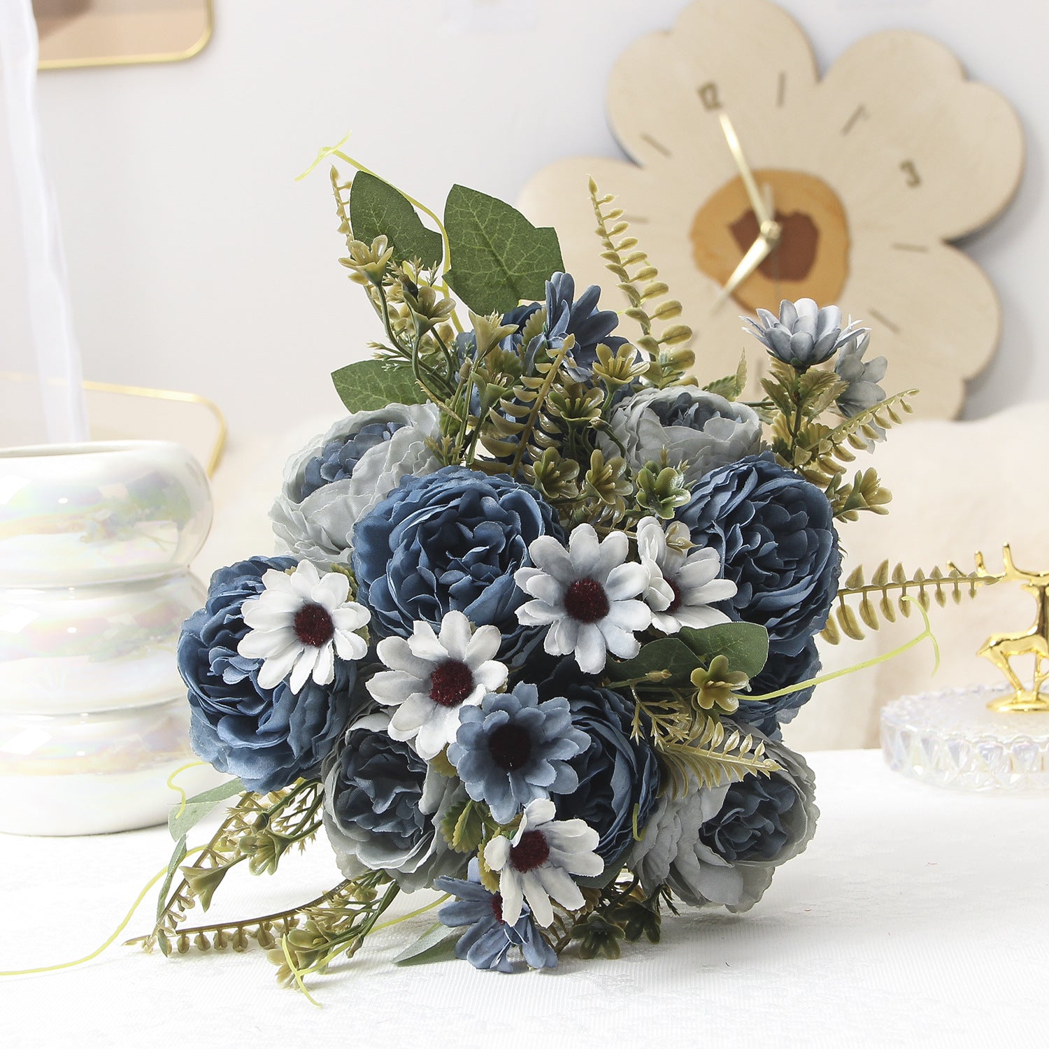 Valentines Premium Ranunculus Rose Bouquet Home Decor