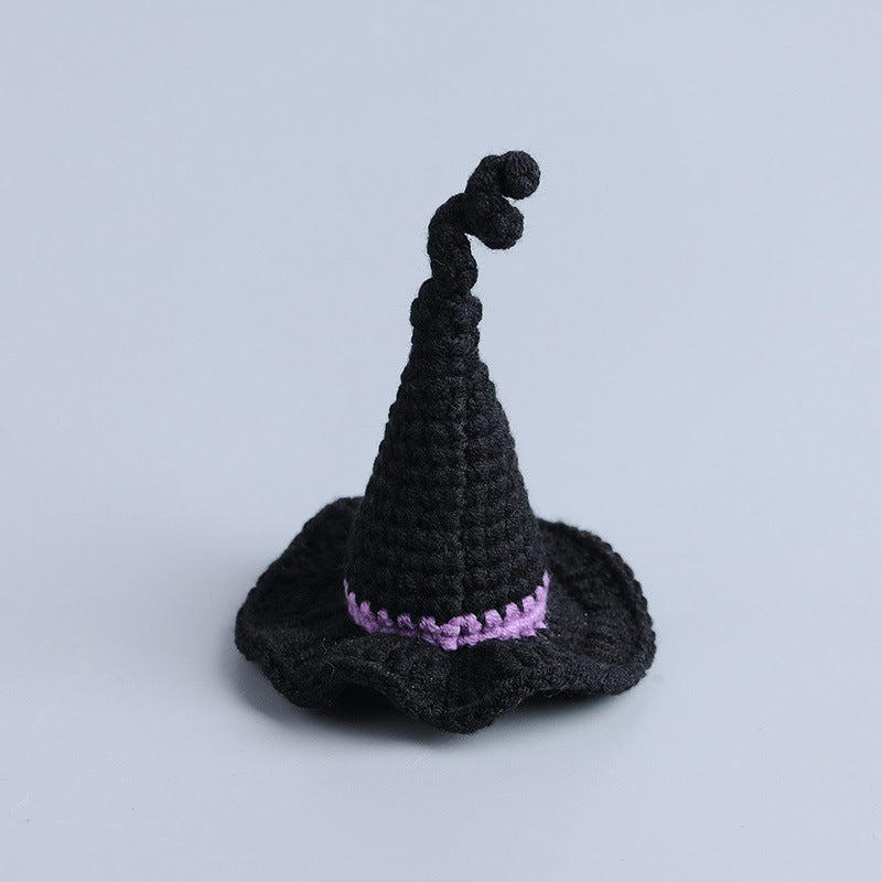 Handmade Crochet Halloween Pumpkin Hanging Ornaments