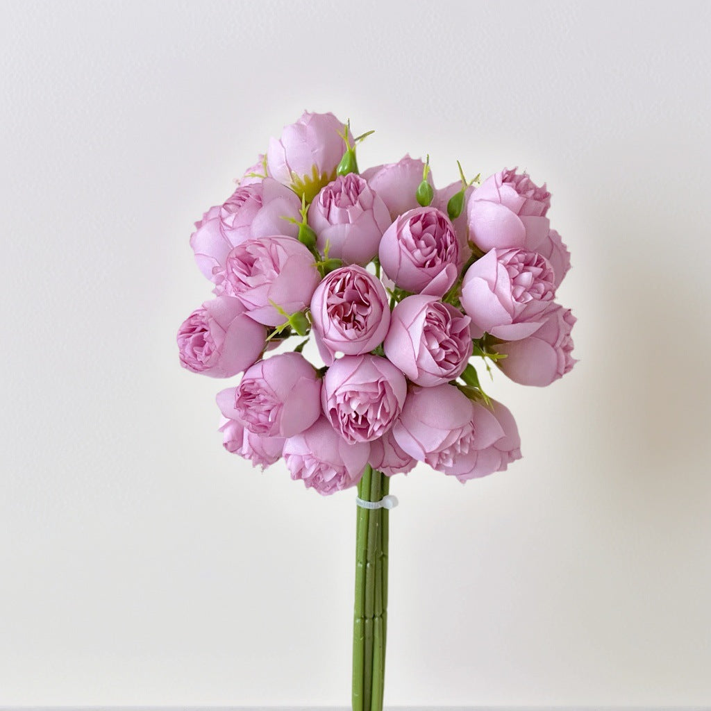 Valentine’s Day Faux Peony Bouquet Romantic Home Decor