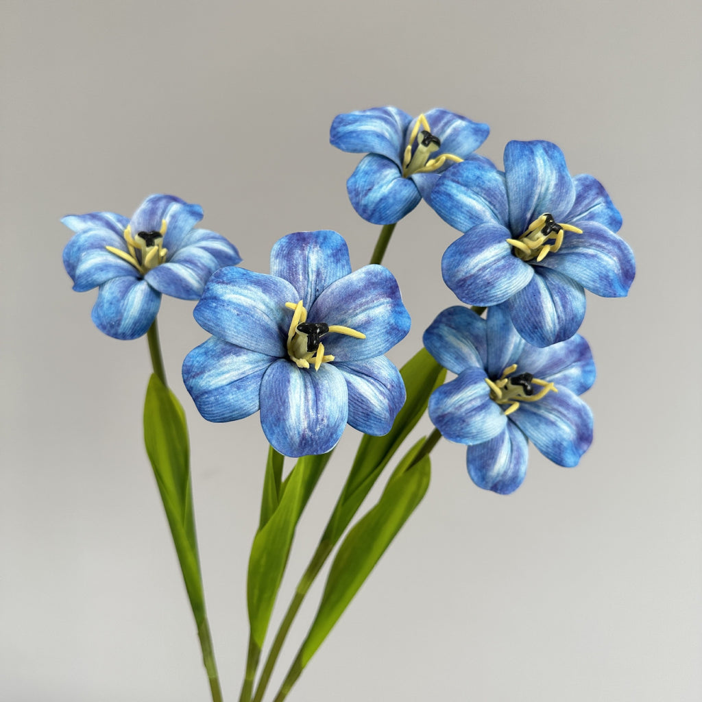 PU Faux Tulip Flower Stem Artificial Floral Home Decor