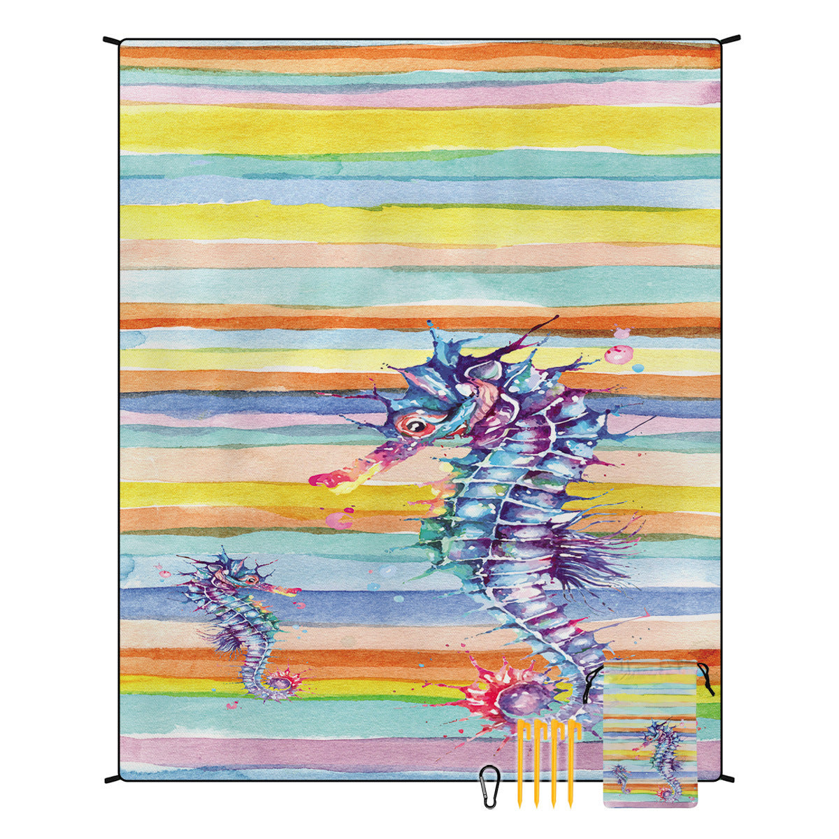 Boho Outdoor Picnic Blanket Beach Mat for Camping Travel