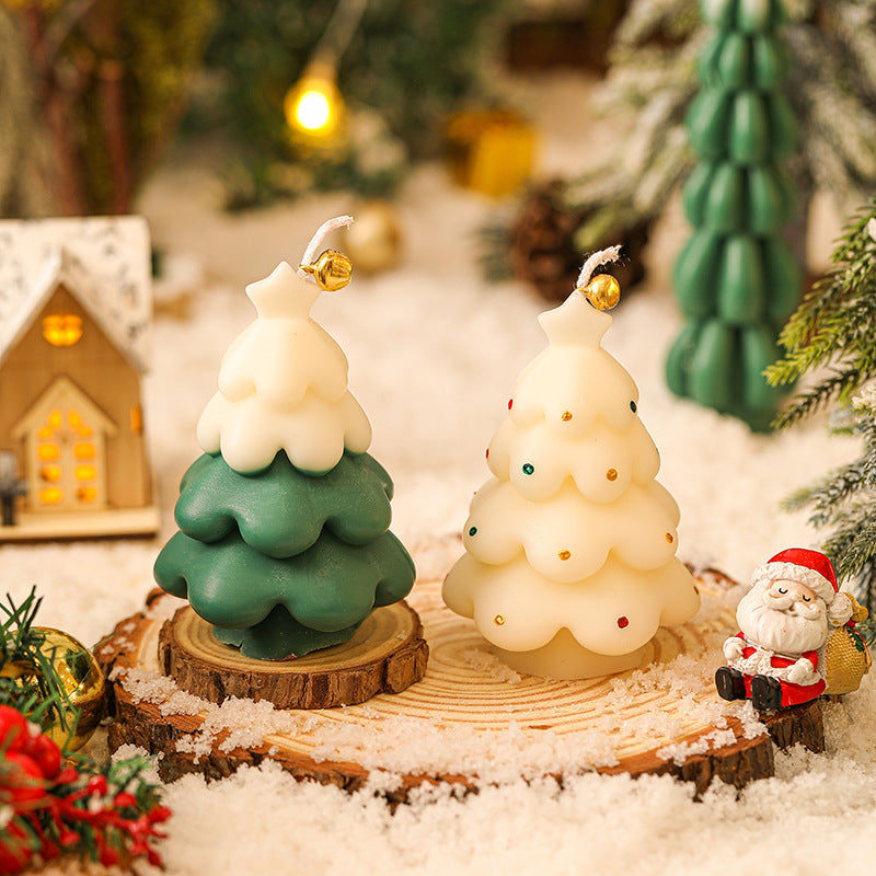 Christmas Tree Scented Candle Soy Wax Blend Holiday Home Decor