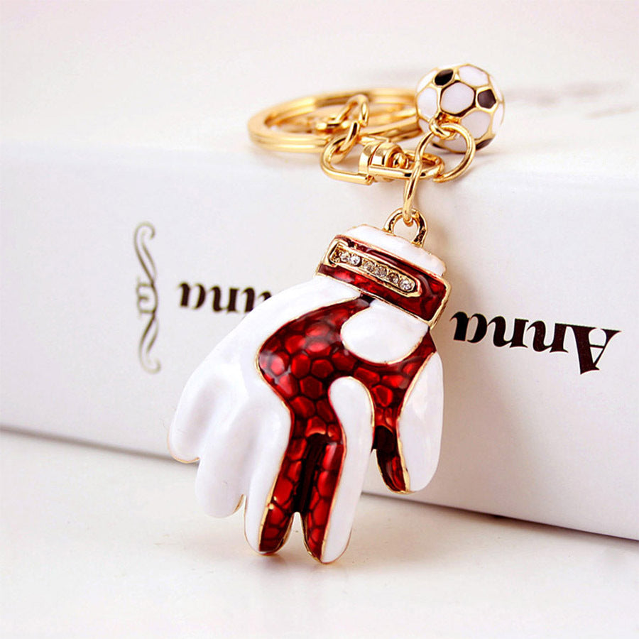 Soccer Ball Keychain Football Bag Charm Pendant