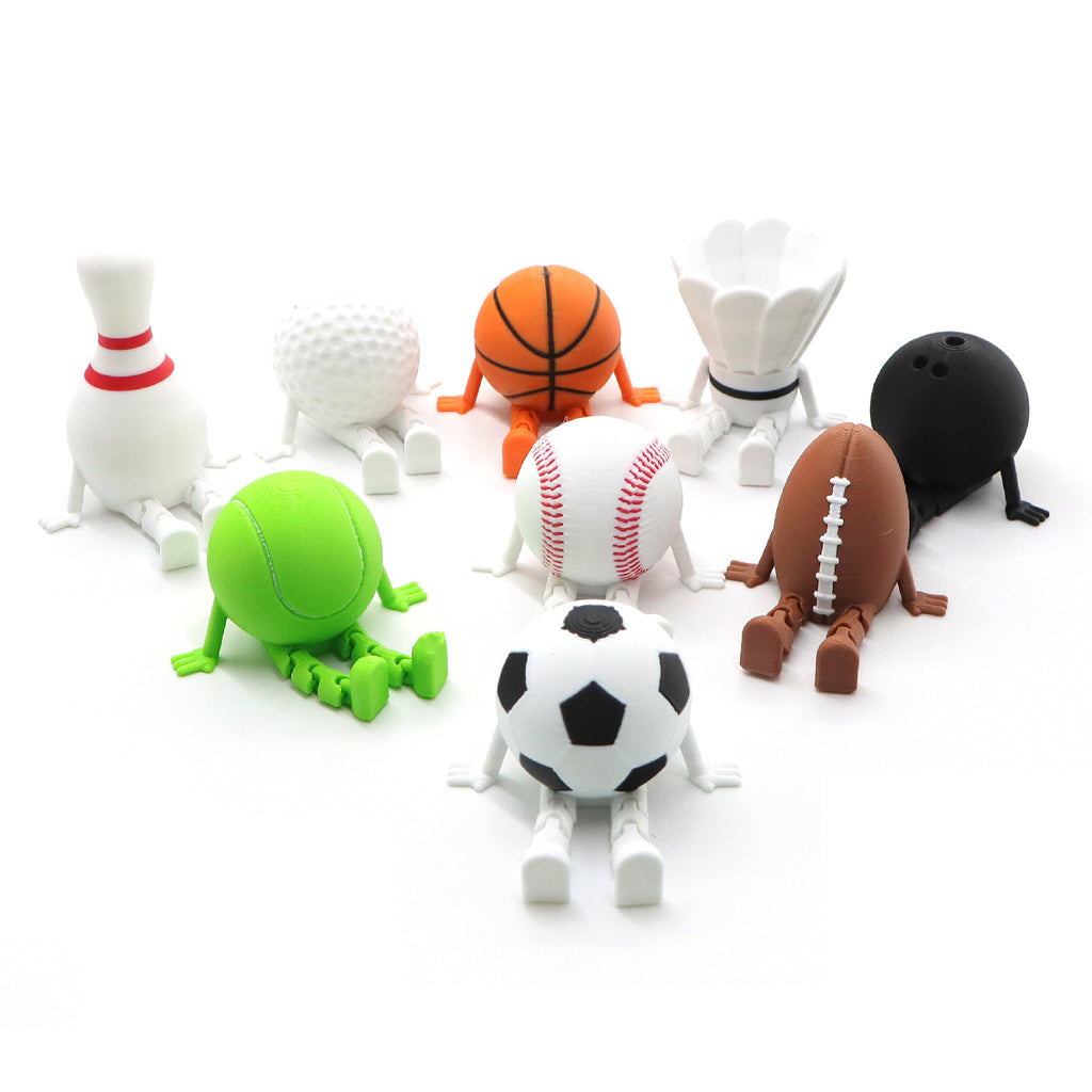 Sports Ball Desk Figurine Miniature Decorative Toy
