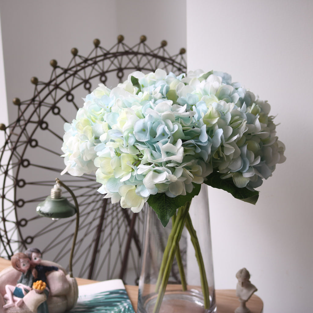 Artificial Hydrangea Flower Head Faux Wedding Home Decor