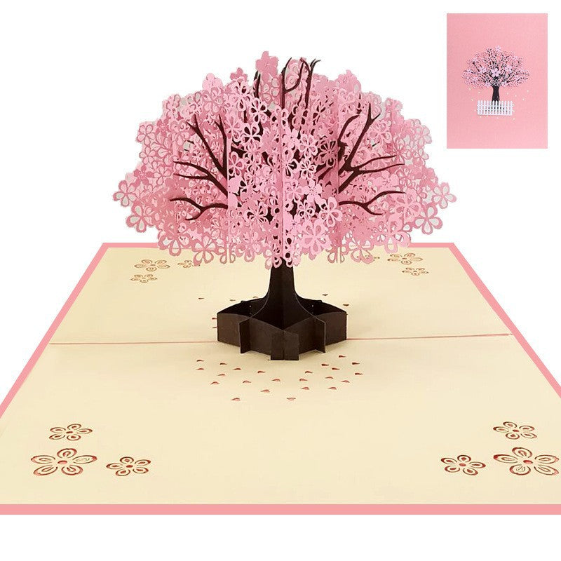 Valentine’s Day 3D Cherry Blossom Tree Romantic Card Gift