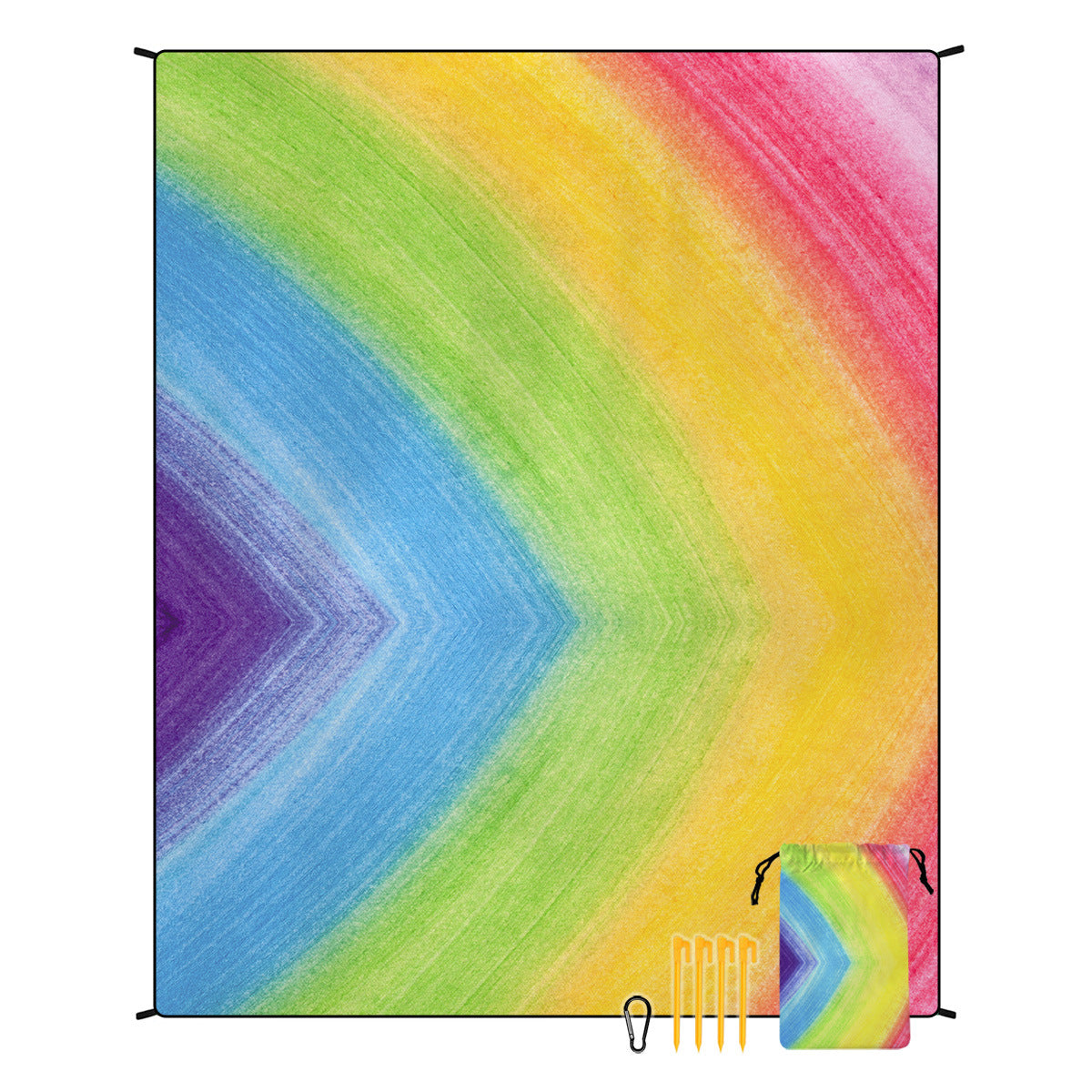 Boho Outdoor Picnic Blanket Beach Mat for Camping Travel