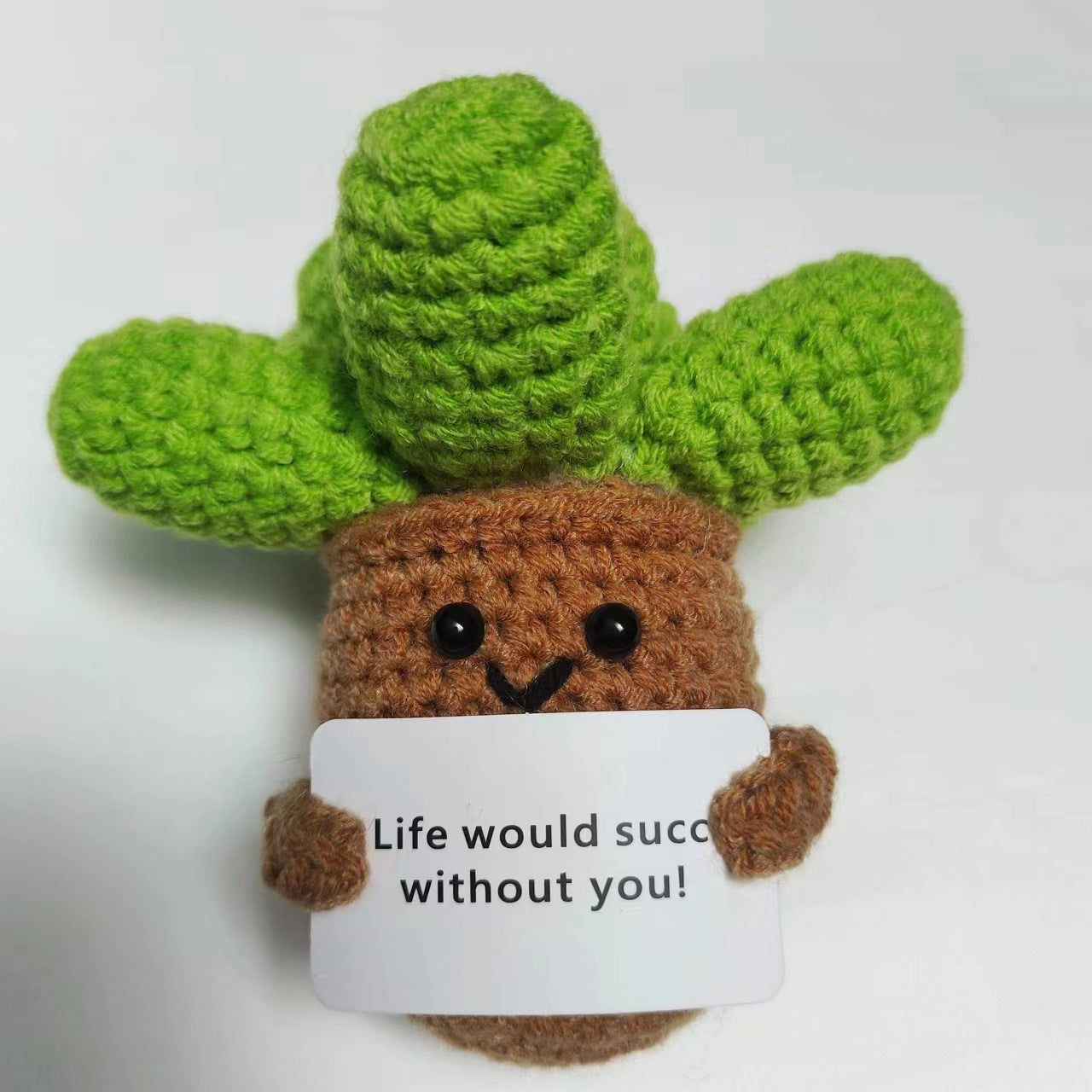 Valentine’s Day Crochet Plush Cute Knitted Positive Gift