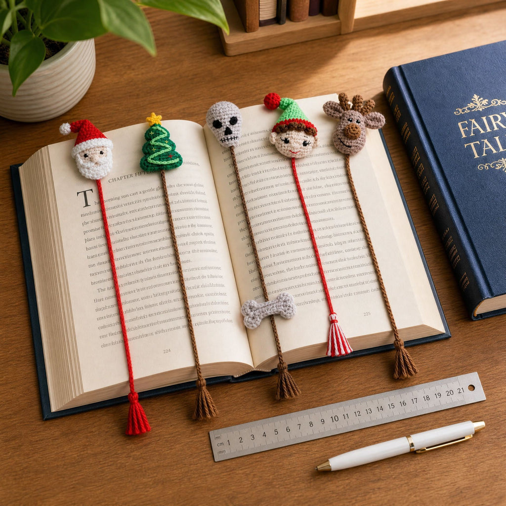 Christmas Handmade Crochet Bookmark
