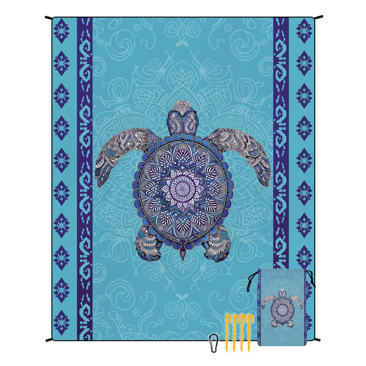 Boho Outdoor Beach Blanket Large Picnic Camping Mat