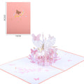 Valentine’s Day Greeting Card Butterfly Floral Basket