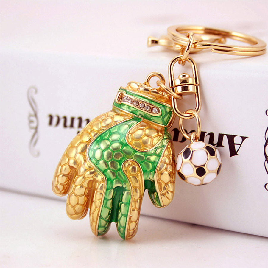 Soccer Ball Keychain Football Bag Charm Pendant