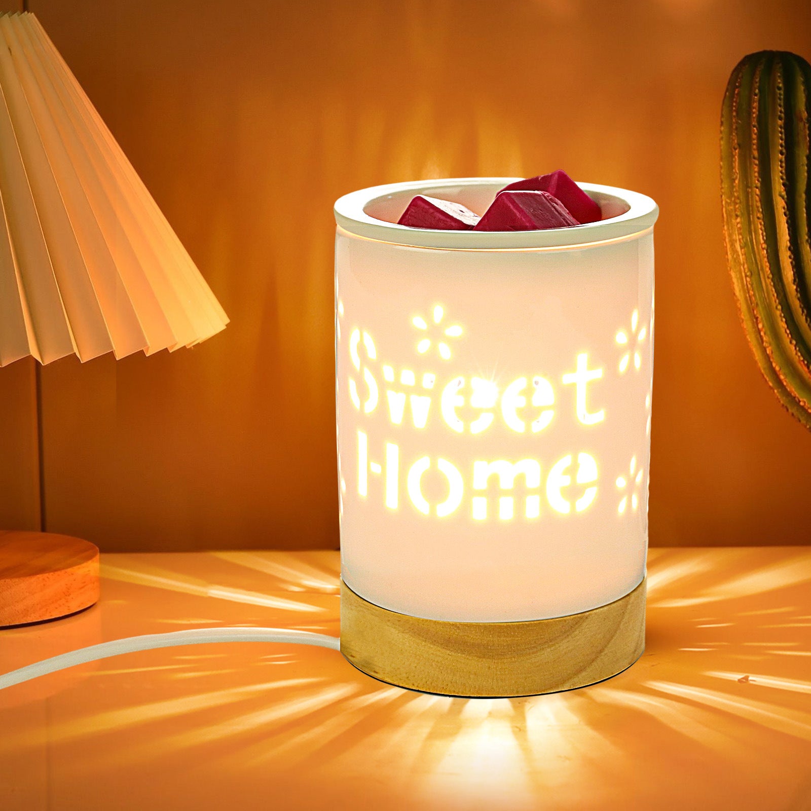 Valentine Holiday Decorations Nordic Flameless Wax Melt Lamp