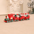 Wooden Christmas Train Tabletop Holiday Decor