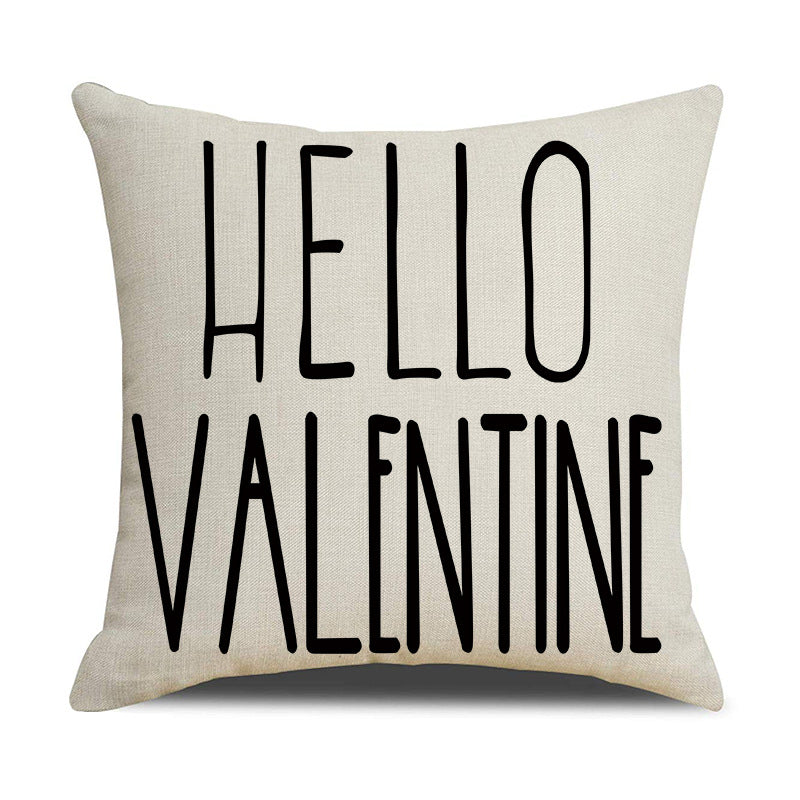 Valentine Heart Gnome Pillow Cover Red Love Decor