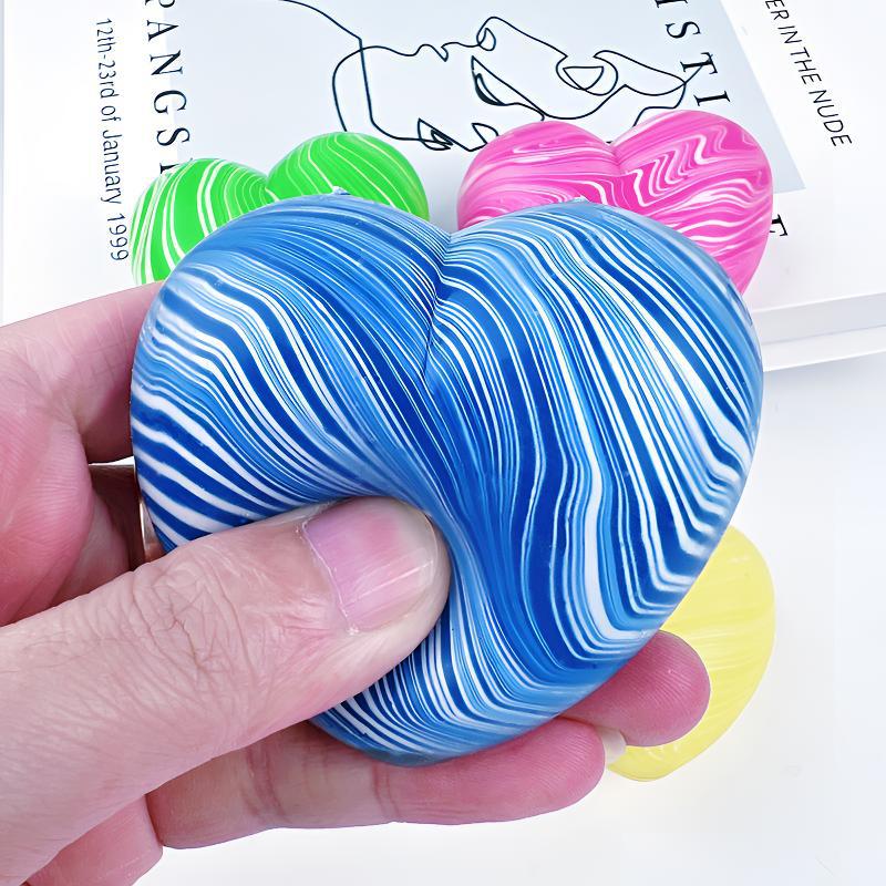 Marble Heart Squishy Slow Rising Stress Relief Fidget Toy
