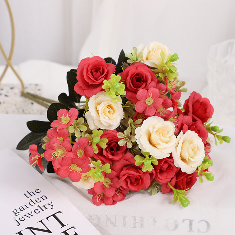 Valentine’s Day Polka Dot Hydrangea Rose Artificial Bouquet
