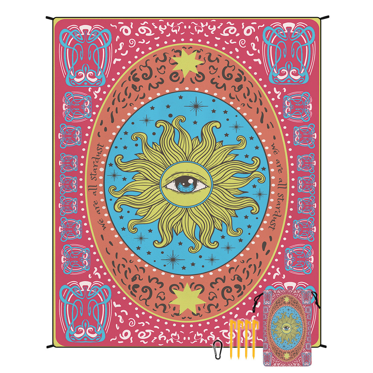 Boho Outdoor Beach Picnic Mat Large Waterproof Ground Sheet
