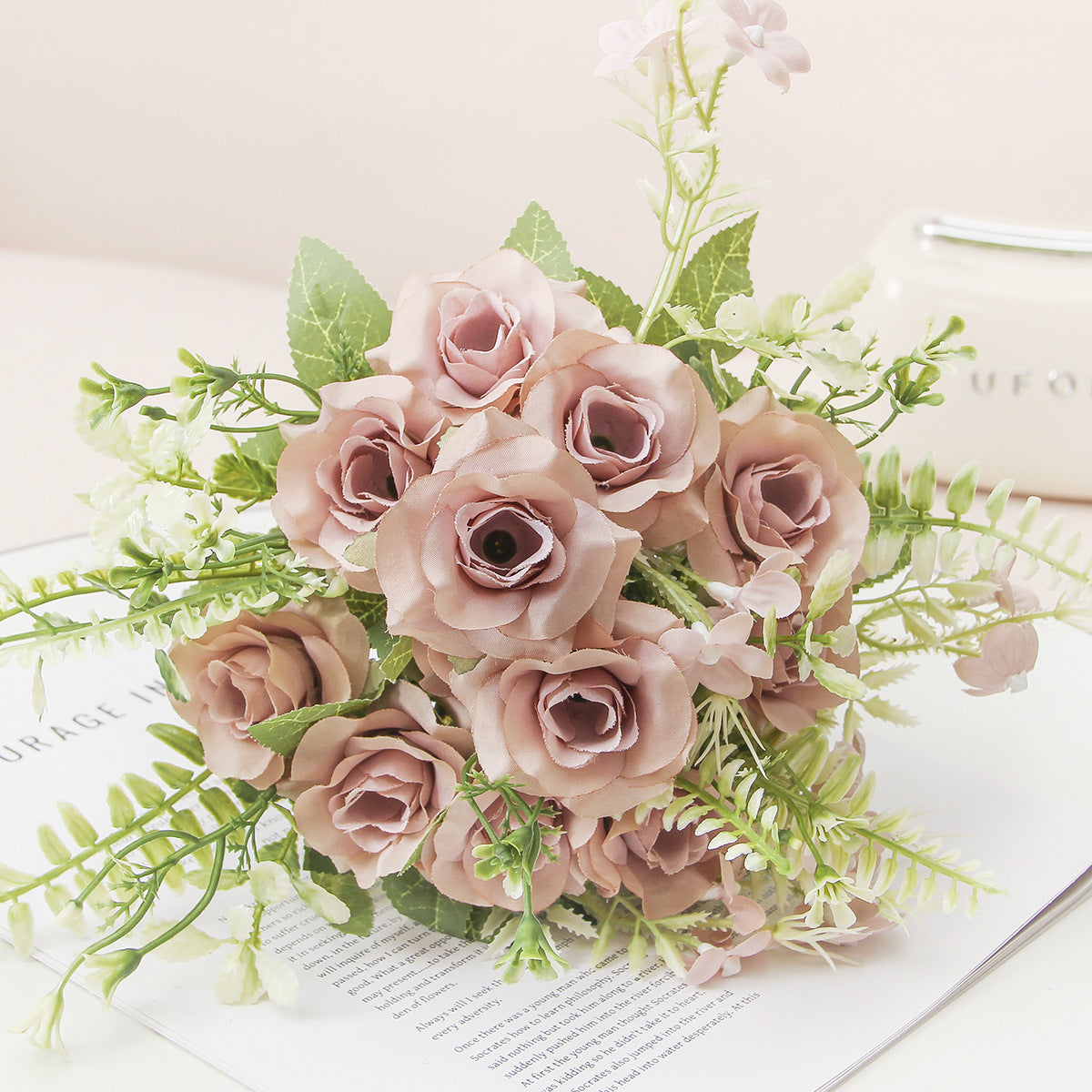 Valentine’s Day Elegant Rose Bouquet – Artificial Floral