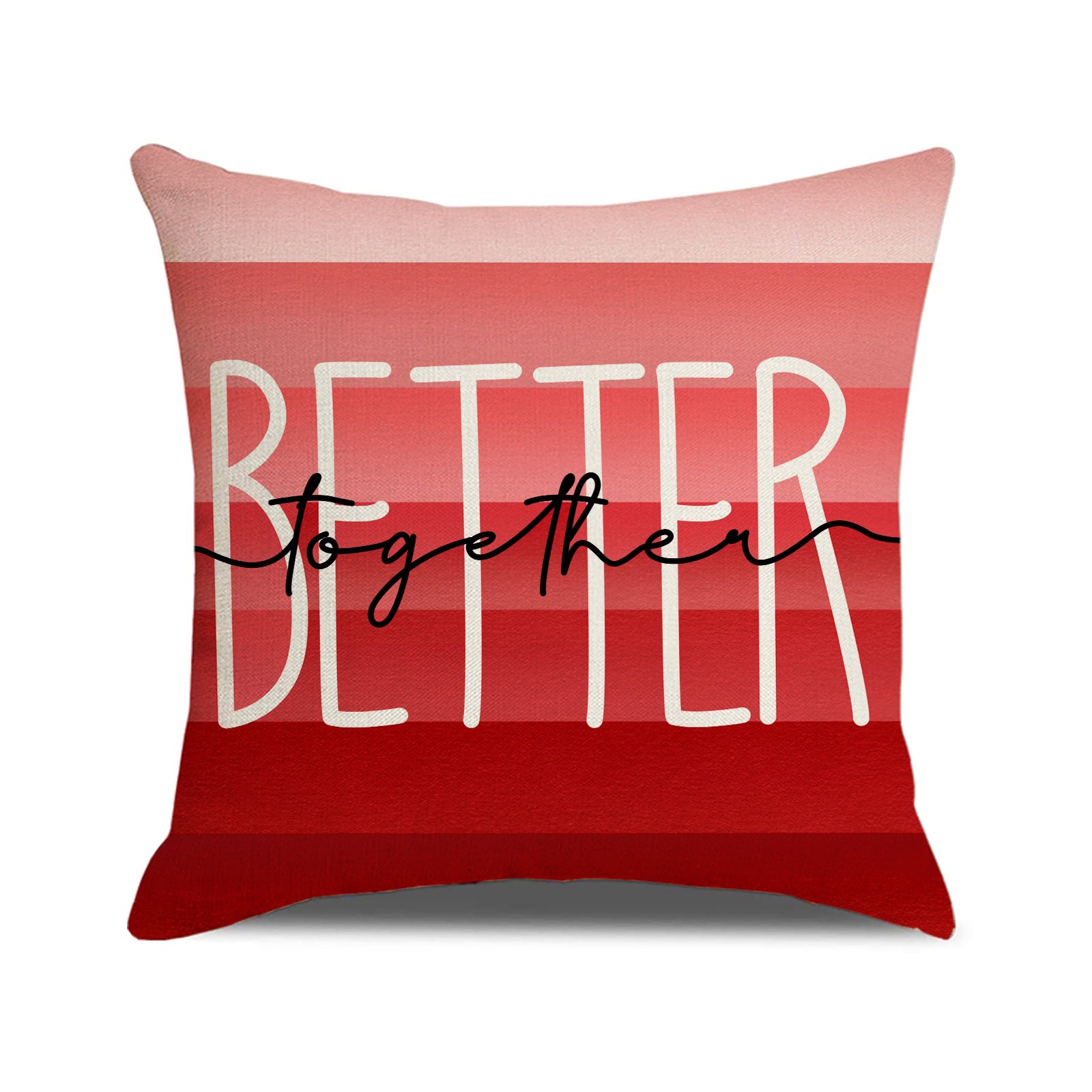 Valentine Red Heart Pillow Covers Set for Sofa Home Decor