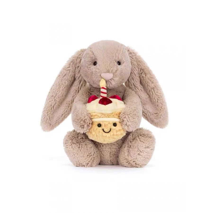 Cute Plush Bunny Toy Easter Rabbit Stuffed Doll Gift