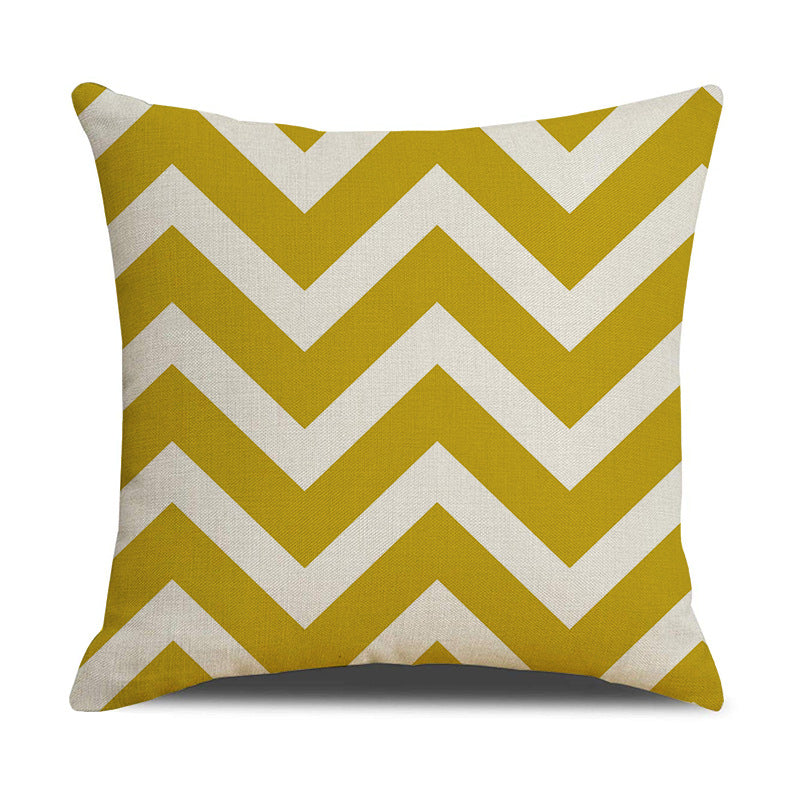 Nordic Geometric Linen Throw Pillow Cover for Home Decor