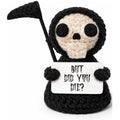 Handmade Crochet Grim Reaper Plush Halloween Gift