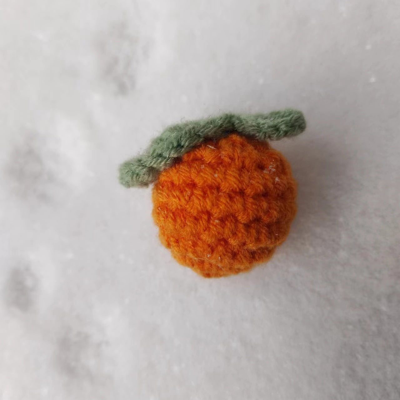 Crochet Fruit Keychain Handmade Cute Bag Charm Gift