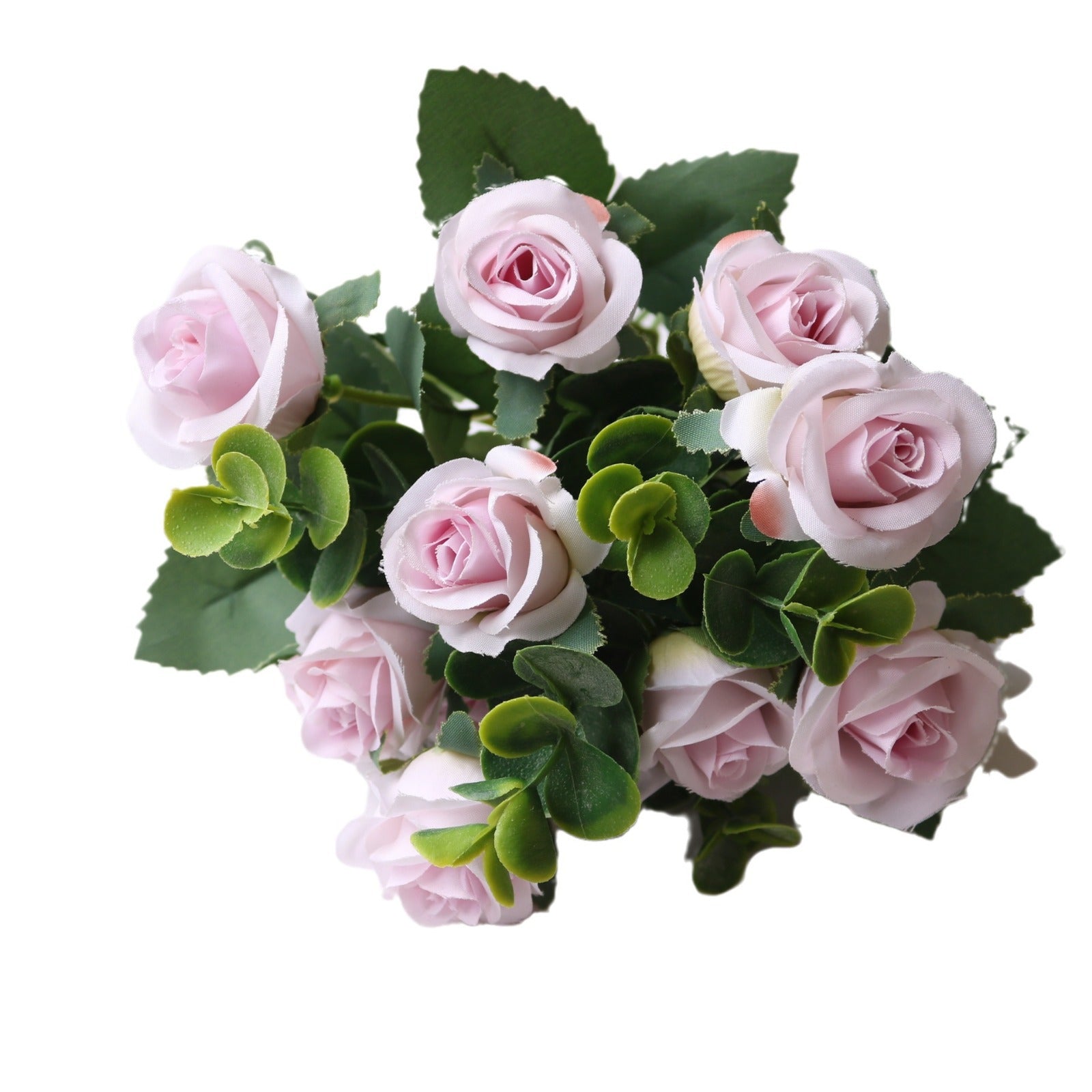 Valentine Eucalyptus Rose Faux Bouquet for Home Decor