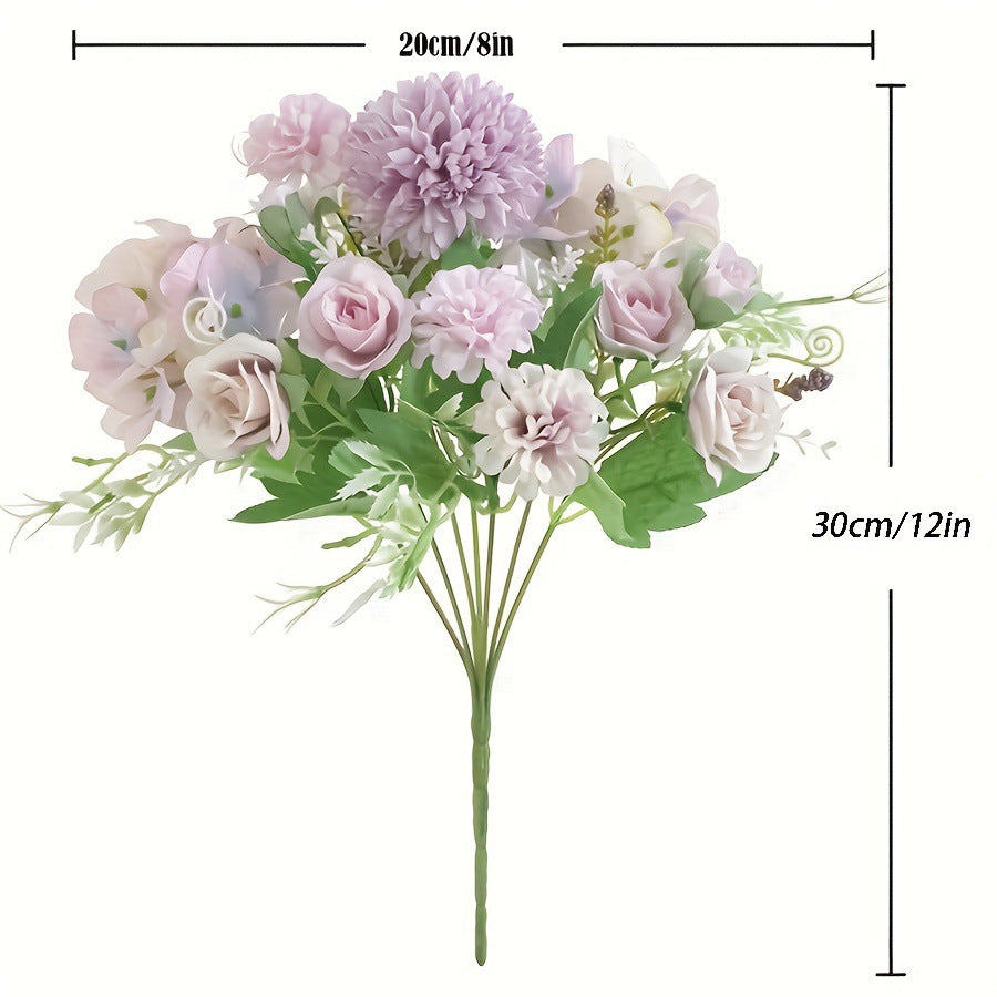 Valentine’s Day Peony Bouquet Faux Flowers Home Decor