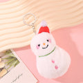 Christmas Plush Keychain Assorted Holiday Bag Charm
