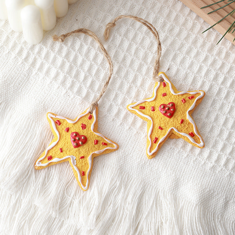 Resin Christmas Tree Ornament Fridge Magnet Holiday Decor