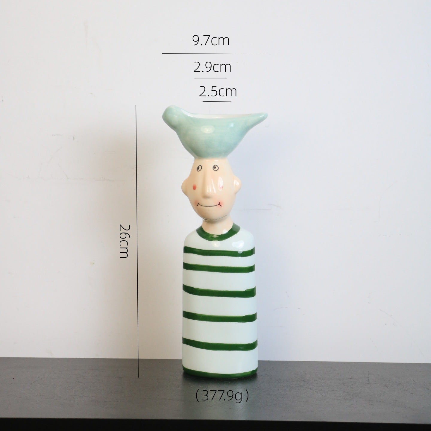 Nordic Cartoon Ceramic Vase Home Desk Flower Decor