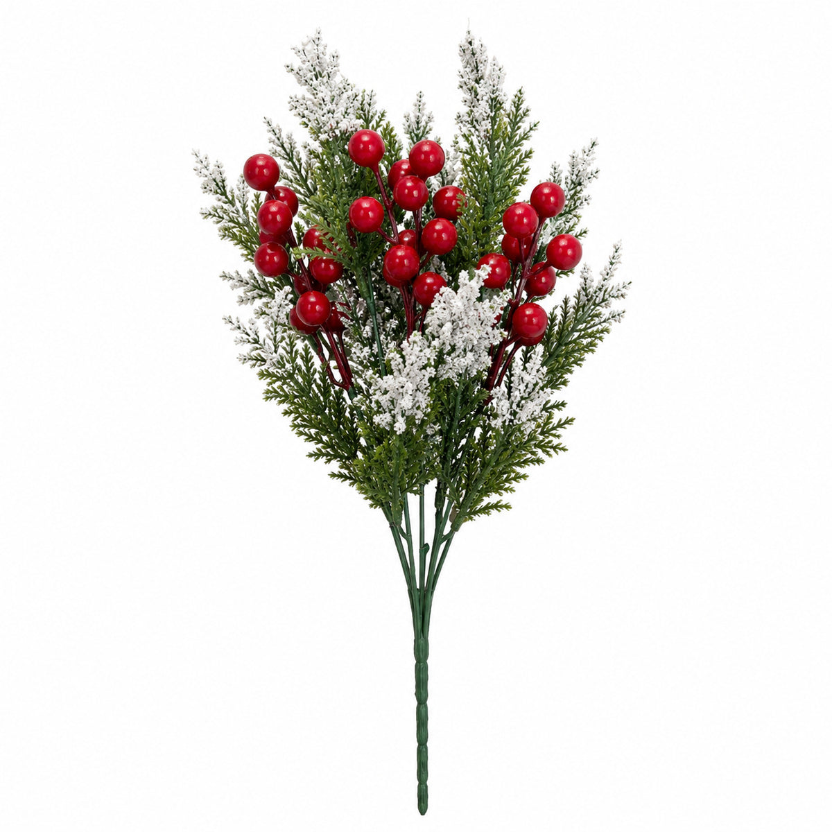 Artificial Christmas Berry Pine Needle Branch Holiday Home Decor