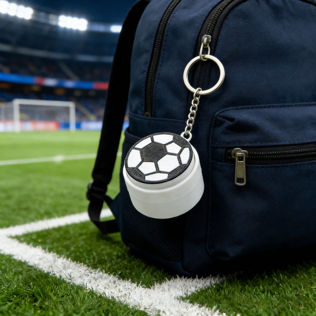 3D Printed Sports Keychain Press Button Toy Fidget