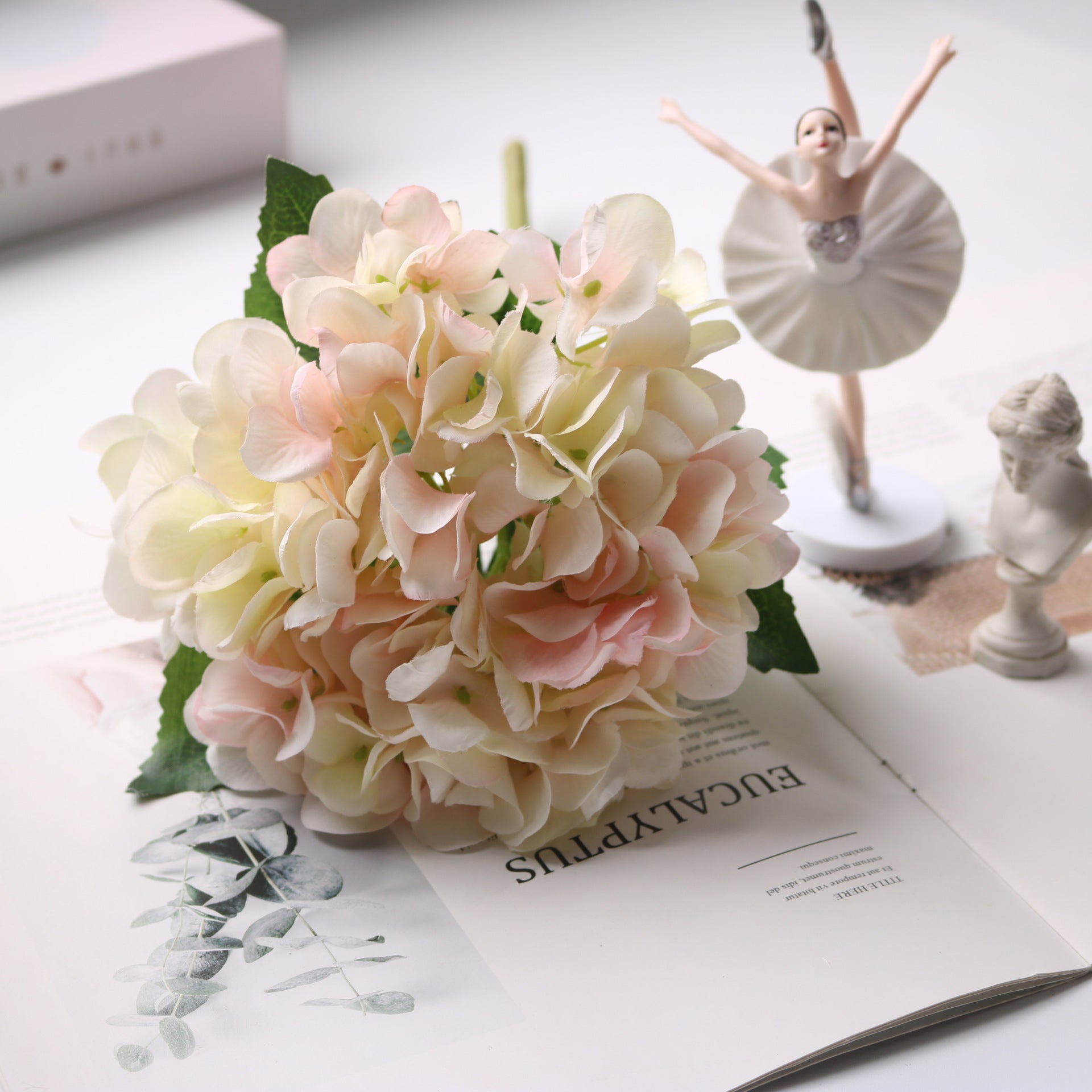 Artificial Hydrangea Flower Head Faux Wedding Home Decor