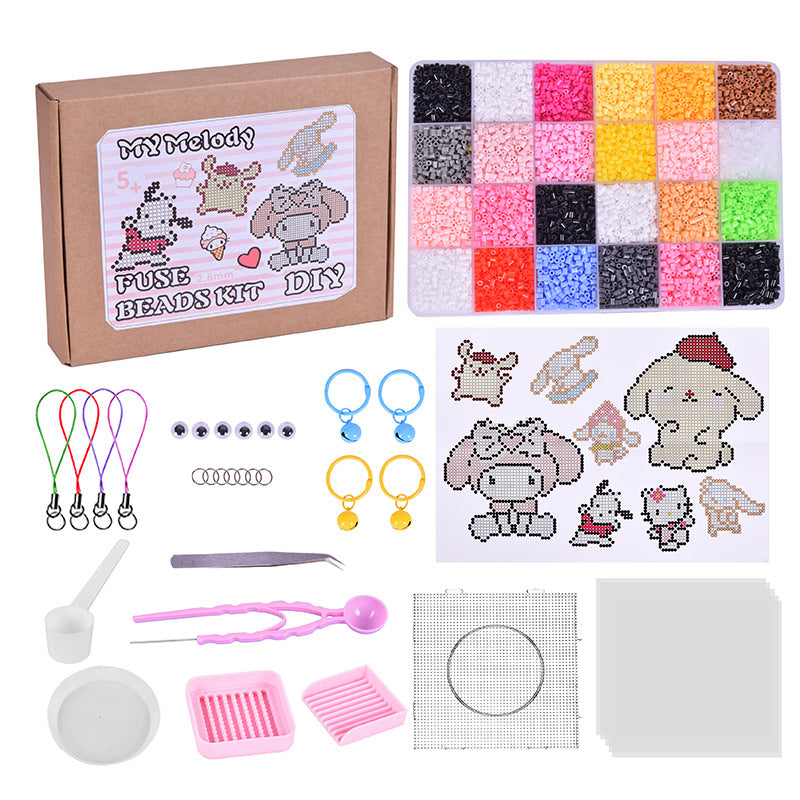 2.6mm Fuse Beads DIY Kit Pixel Art Craft Set